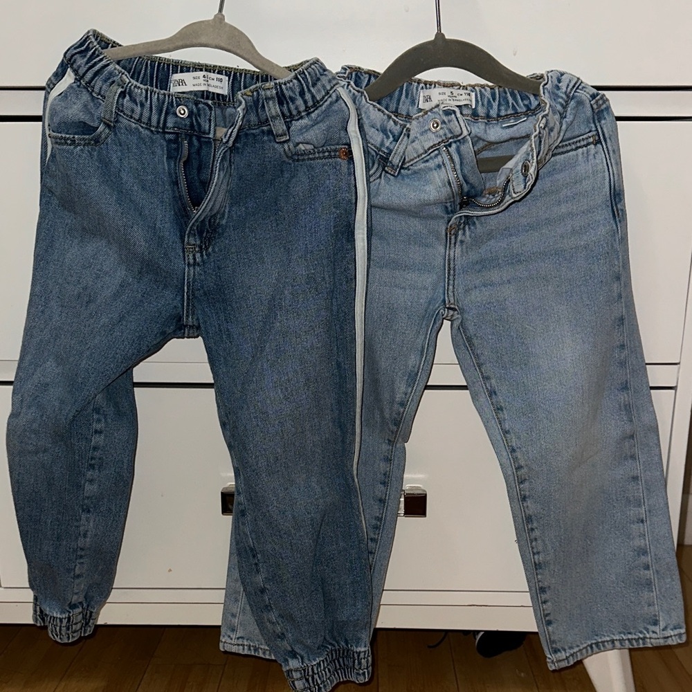 Zara Kids Blue Jeans Set